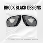 98 to 2024+ Road Glide 3D blood diamond speakers grill covers set