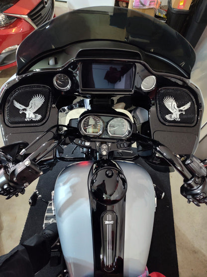 98-2024+ Road Glide 3D Eagle speakers grill covers set