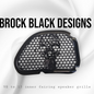 98-2024+ Road Glide 3D webbed Skull speakers grill covers set