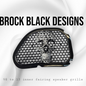 98-2024+ Road Glide 3D webbed Skull speakers grill covers set