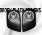 14-24 Harley Davidson bag lid Speaker Grill Cover Navy