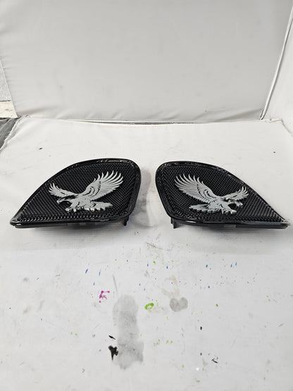 98-2024+ Road Glide 3D Eagle speakers grill covers set
