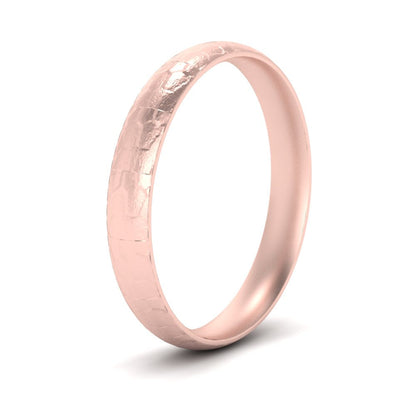 Lightweight Rock Texture Mens Wedding Band