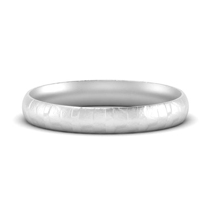 Lightweight Rock Texture Mens Wedding Band