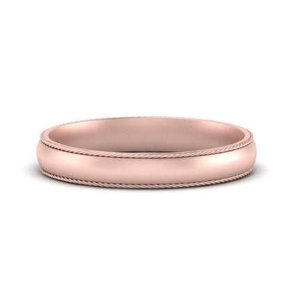 Rope Design Comfort Fit Mens Band