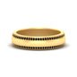 Beveled Edge Matte Eternity Mens Engagement Ring