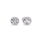 Bezel-Set Brilliant Round Diamond Solitaire Stud Earrings [IGI Certified]