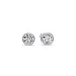 Bezel-Set Brilliant Round Diamond Solitaire Stud Earrings [IGI Certified]