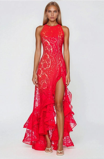 Sicilia Midi Dress – Red (Final Sale)