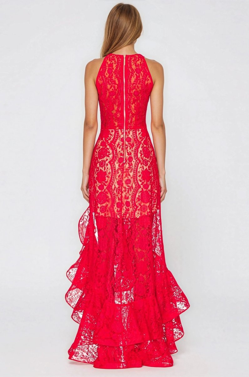 Sicilia Midi Dress – Red (Final Sale)