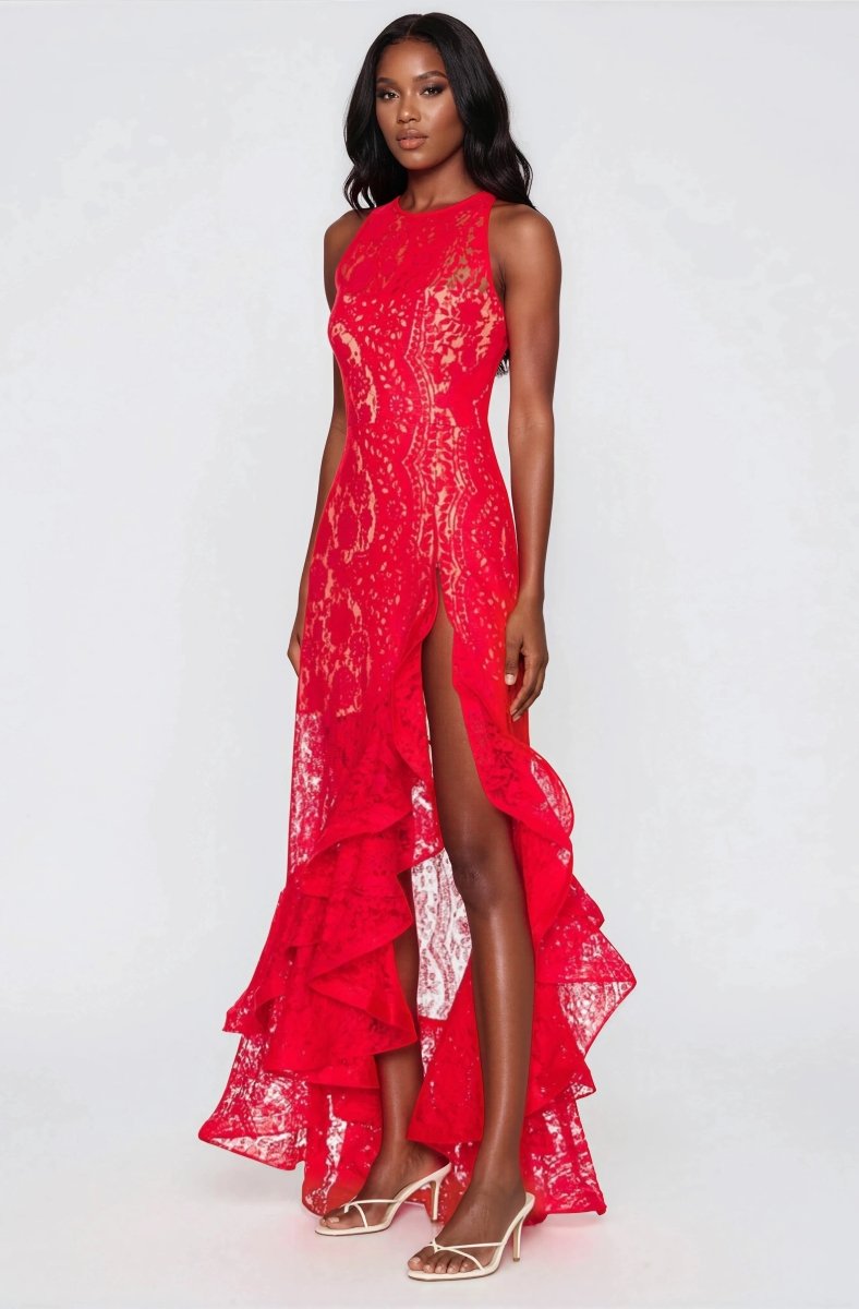 Sicilia Midi Dress – Red (Final Sale)