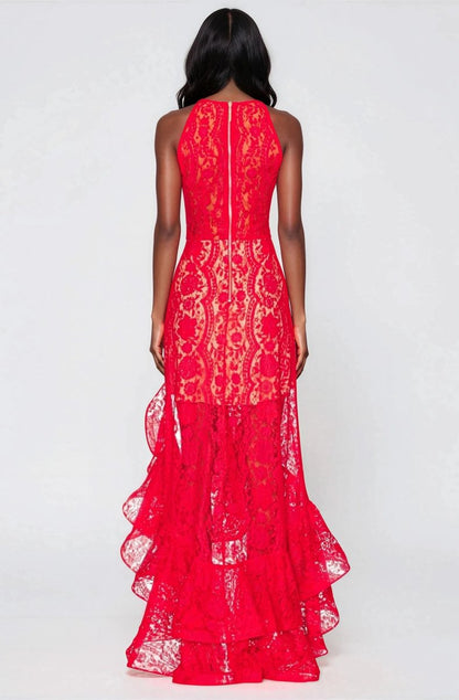 Sicilia Midi Dress – Red (Final Sale)