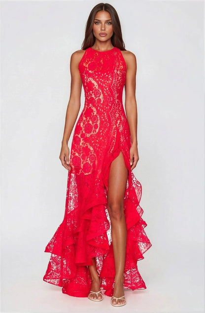 Sicilia Midi Dress – Red (Final Sale)