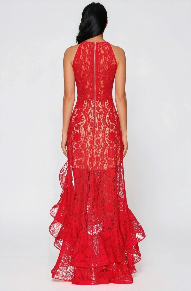 Sicilia Midi Dress – Red (Final Sale)