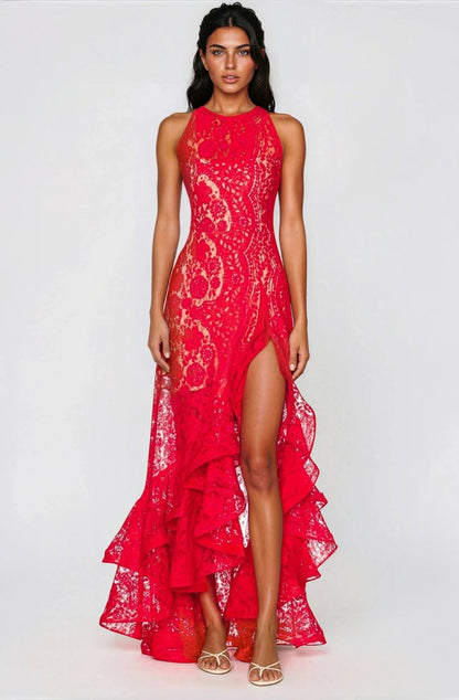 Sicilia Midi Dress – Red (Final Sale)