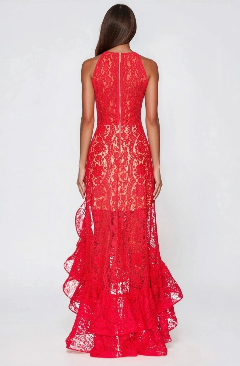 Sicilia Midi Dress – Red (Final Sale)