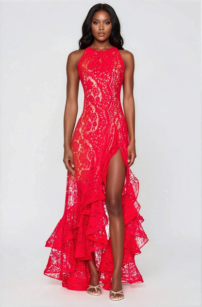 Sicilia Midi Dress – Red (Final Sale)