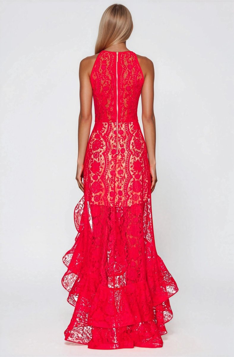 Sicilia Midi Dress – Red (Final Sale)