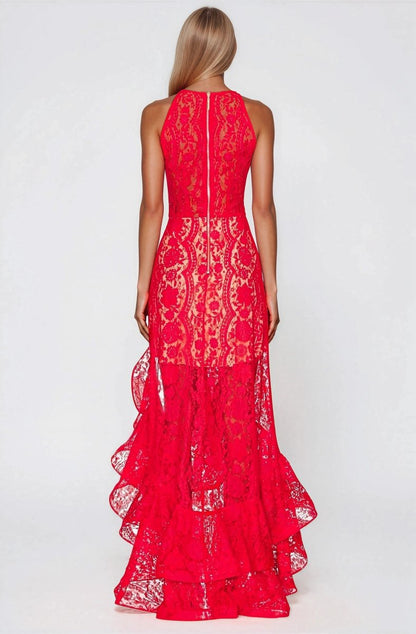 Sicilia Midi Dress – Red (Final Sale)