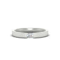 Single Emerald Mens Wedding Band