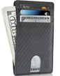 Genuine Leather Slim Card Holder – RFID Blocking, Thumb-Hole Access