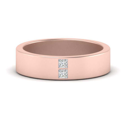 Square Diamond Mens Band