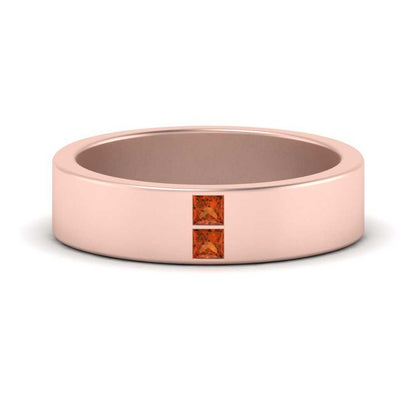 Square Diamond Mens Band
