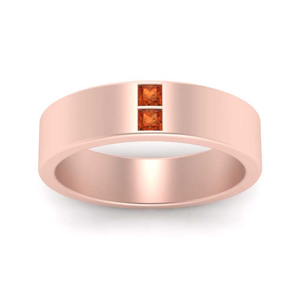 Square Diamond Mens Band