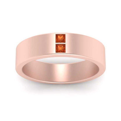 Square Diamond Mens Band