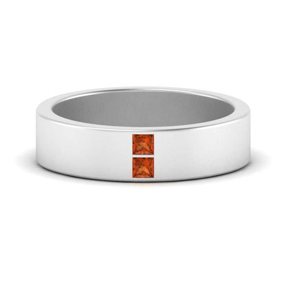 Square Diamond Mens Band