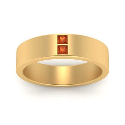 Square Diamond Mens Band