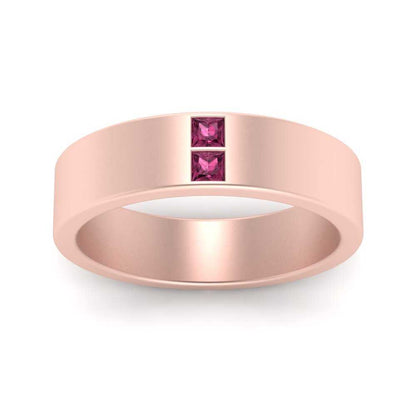 Square Diamond Mens Band