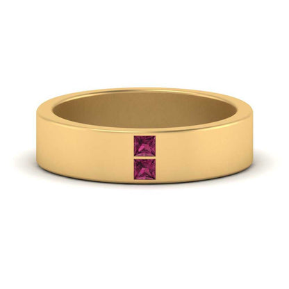 Square Diamond Mens Band