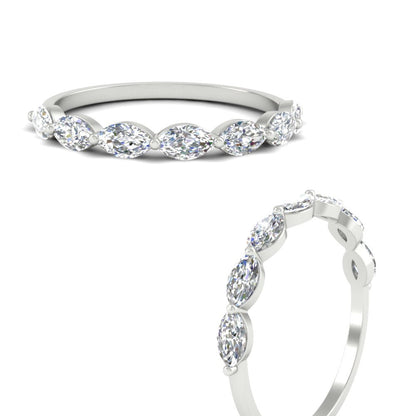 7 Stone Marquise East West 1 Carat Band