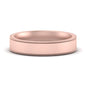 Stepped Edge Comfort Fit Flat Mens Band