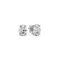 Classic Four Prong Oval Diamond Solitaire Stud Earrings [IGI Certified]