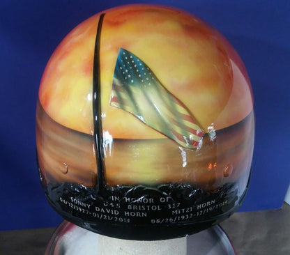3D Memorial sunset