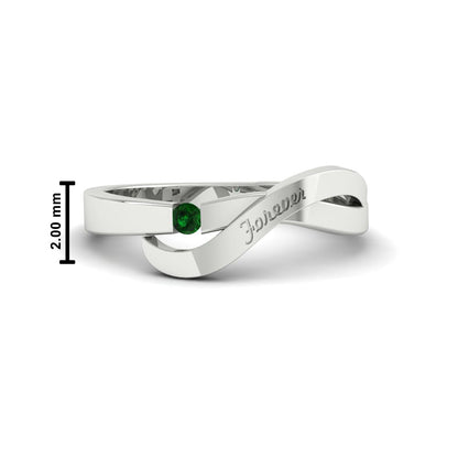 Swirl Love Mens Wedding Ring