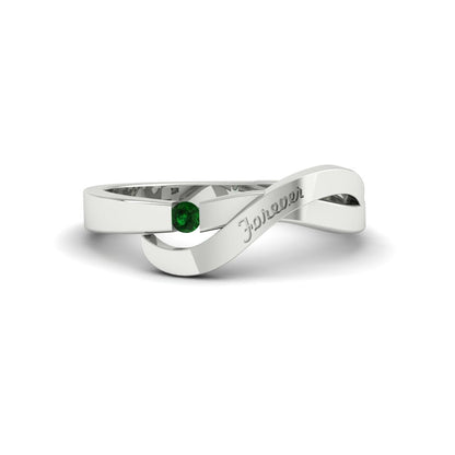 Swirl Love Mens Wedding Ring