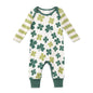 Baby's St. Patty's Shamrocks & Clovers Cotton Romper