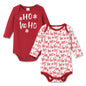 Baby Set-of-2 Christmas Bodysuits - Bamboo & Cotton
