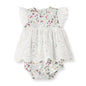 Baby Girl's Cottontail Garden Bamboo Skirted Bodysuit