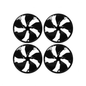 TESERY 19″ Full Wheel Covers for Model Y Juniper (4PCS)