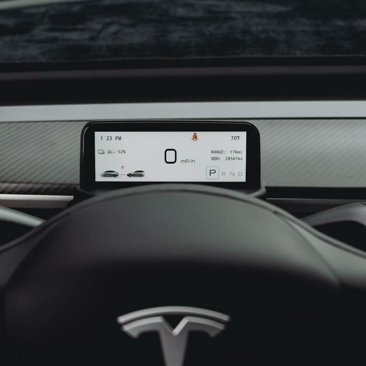 TESERY 4.6'' Mini Display Screen for Tesla Model 3 / Y