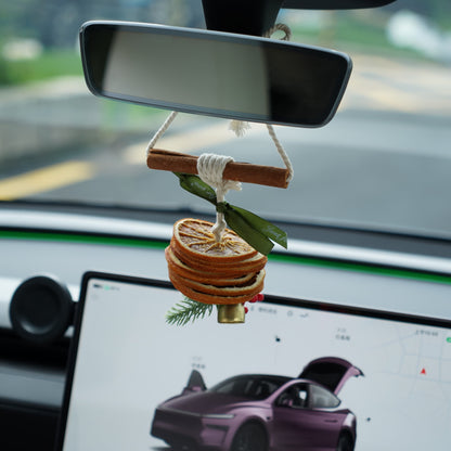 Car Orange Scent Christmas  Ornament 丨Universal Hanging Design