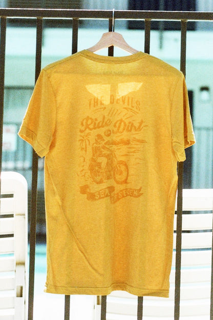 Devil's Ride On Dirt Mens Tee