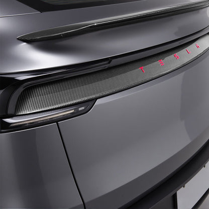 Trunk Tailgate Applique for Tesla Model Y Juniper - Real Dry Molded Carbon Fiber
