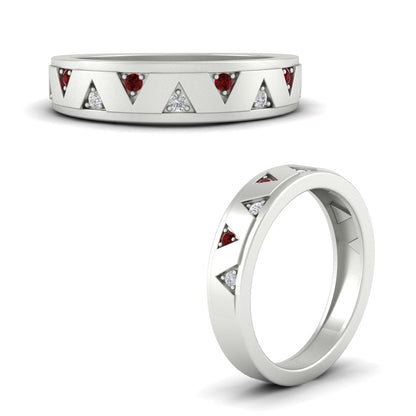 Two Tone Male Wedding Band