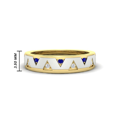 Two Tone Male Wedding Band