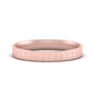 Unique Rock Textured Mens Wedding Band